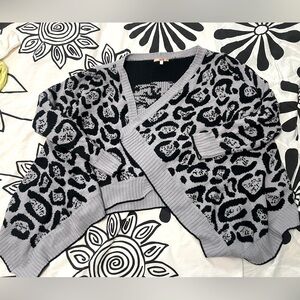 Leopard cardigan